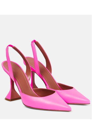 Slingback-Pumps Holli Glass aus Leder