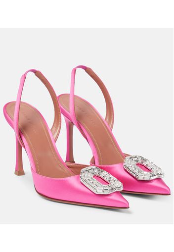 Slingback-Pumps Camelia aus Satin