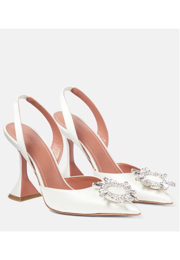 Slingback-Pumps Begum aus Satin