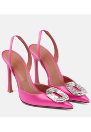 Slingback-Pumps Camelia aus Satin