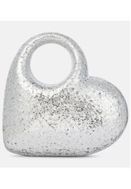 Clutch Heart mit Glitter