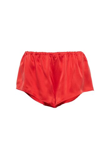 Pyjama-Shorts Venice aus Seidensatin