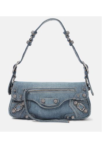 Schultertasche Le Cagole aus Denim