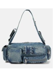 Schultertasche Superbusy Small aus Denim