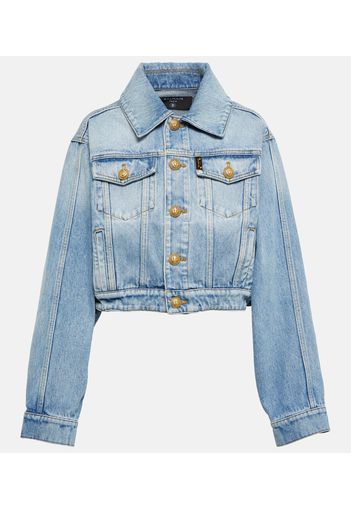 Cropped-Jeansjacke