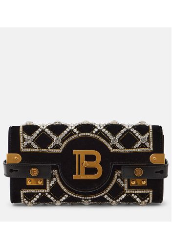 Verzierte Clutch B-Buzz 23 aus Samt