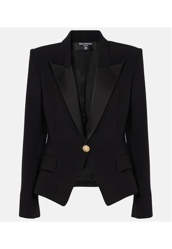 Blazer aus Crêpe