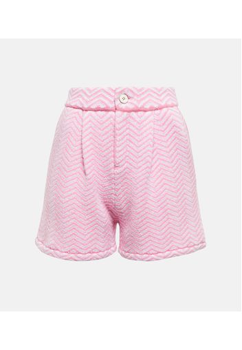 Shorts aus Bouclé