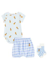 Baby Set aus Body, Shorts und Socken