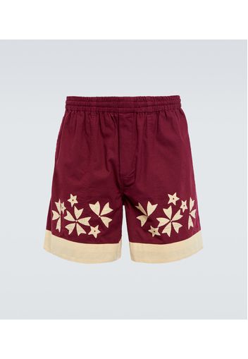 Shorts Moonflower aus Baumwolle