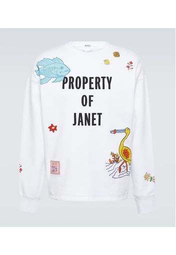 Sweatshirt Property of Janet aus Baumwoll-Jersey