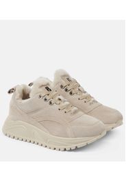 Sneakers New Malaga aus Veloursleder