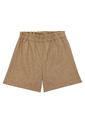 Shorts aus einem Wollgemisch