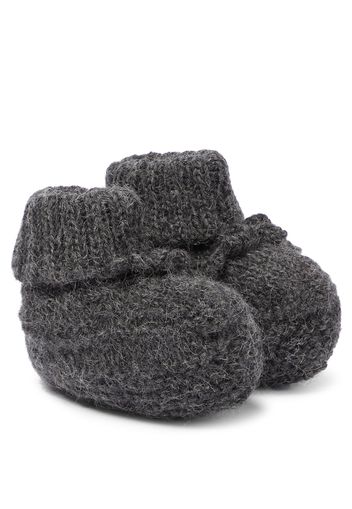 Baby Telse alpaca wool booties