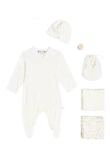 Baby Set aus Strampler, Beanie und Decken