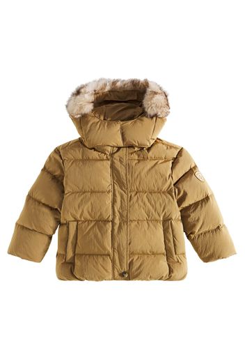 Daunenjacke Goldie mit Faux Fur