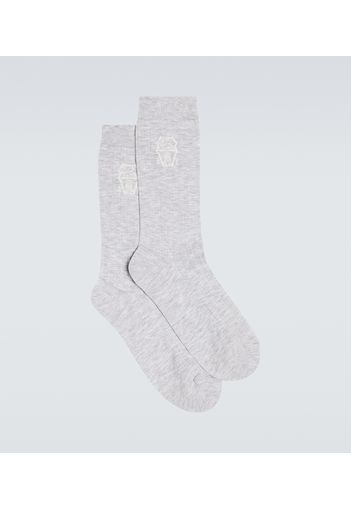 Socken aus Baumwolle