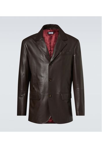 Blazer aus Leder