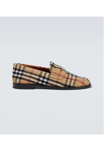 Loafers Vintage Check aus Wolle