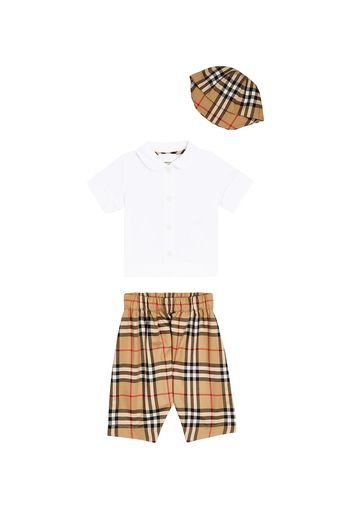 Baby Set aus T-Shirt, Hose und Cap