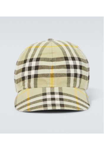 Baseballcap  Check aus Baumwolle