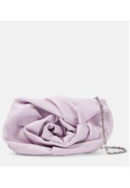 Clutch Rose aus Leder