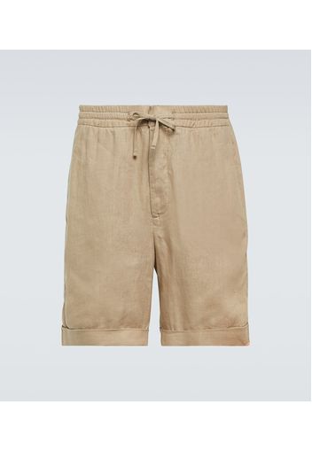 Bermuda-Shorts aus Leinen