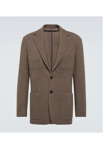 Blazer aus Wolle und Kaschmir