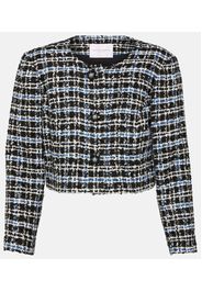 Cropped-Jacke aus Tweed