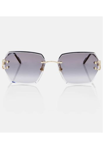 Eckige Sonnenbrille Signature C de Cartier