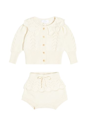 Baby Set Francesca aus Cardigan und Shorts