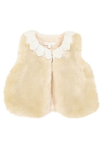 Baby Weste aus Faux Fur