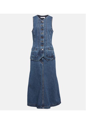 Midikleid aus Denim