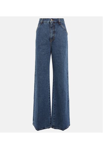 High-Rise Wide Jeans