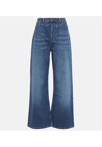 High-Rise Wide-Leg Jeans