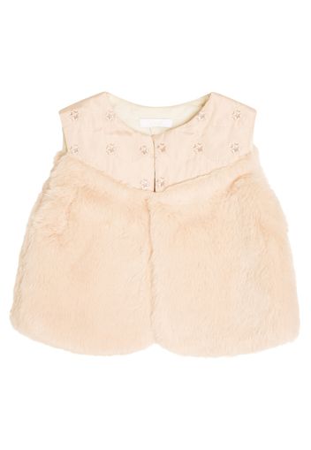 Baby Weste aus Faux Fur