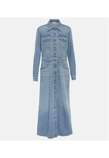 Maxikleid aus Denim