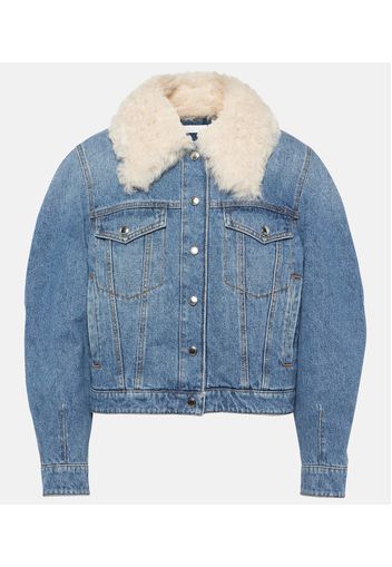 Chloé Jeansjacke mit Shearling