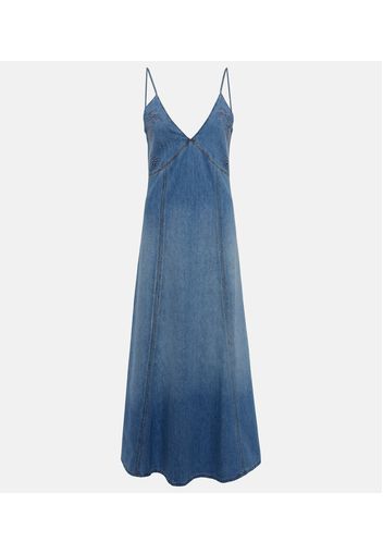 Chloé Midikleid aus Denim