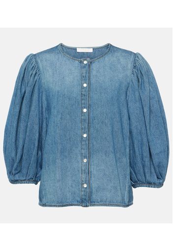 Chloé Bluse aus Denim