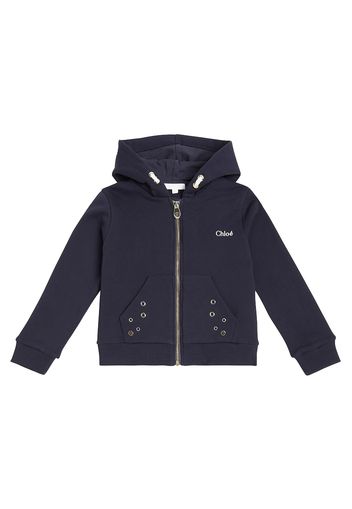 Chloé Kids Sweatshirt aus Baumwoll-Jersey