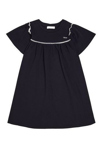 Chloé Kids Kleid aus Baumwolle