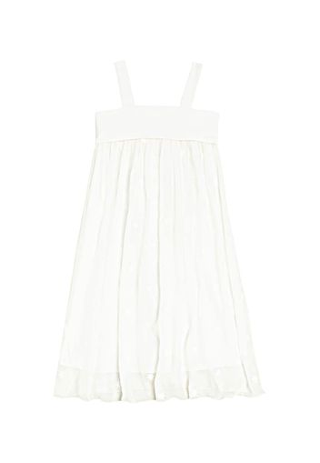 Chloé Kids Besticktes Kleid aus Seide