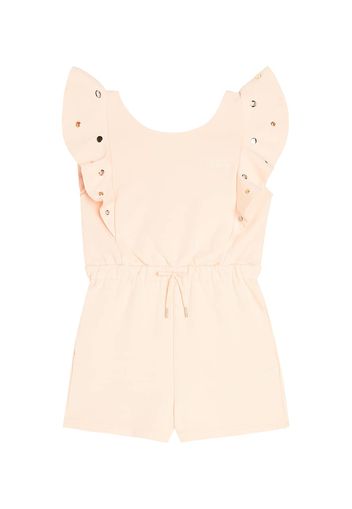 Chloé Kids Playsuit aus Baumwolle