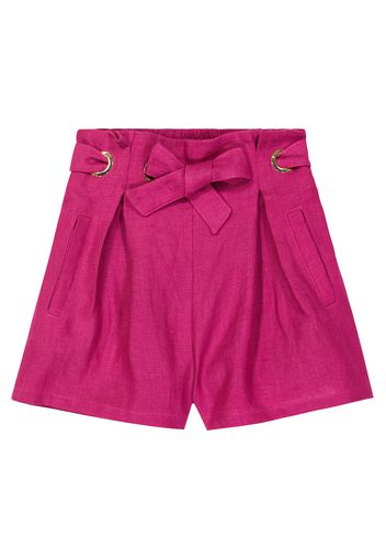 Chloé Kids Shorts aus Leinen