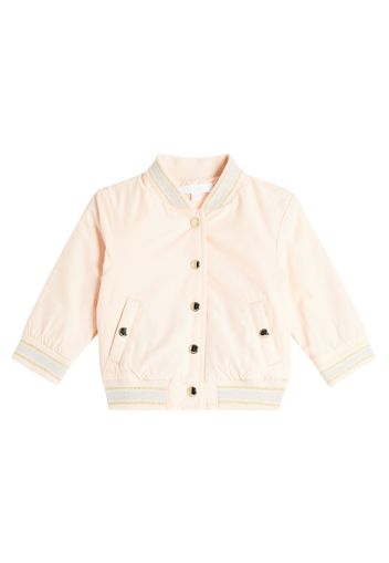 Chloé Kids Baby Bestickte Bomberjacke