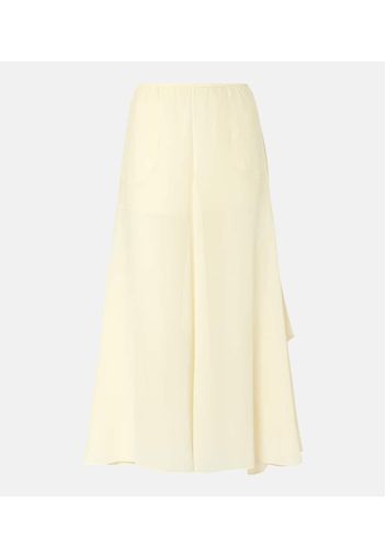 Chloé Mid-Rise Culottes aus Seiden-Georgette