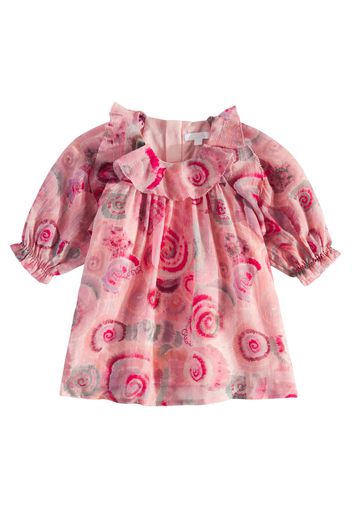 Chloé Kids Baby Bedrucktes Kleid aus Wolle