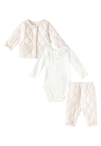 Chloé Kids Baby Set aus Body, Jacke und Hose