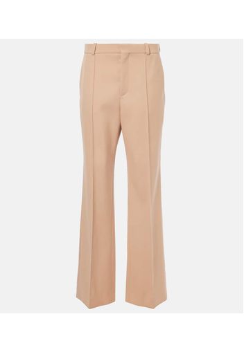 Chloé Gerade High-Rise-Hose aus Wolle